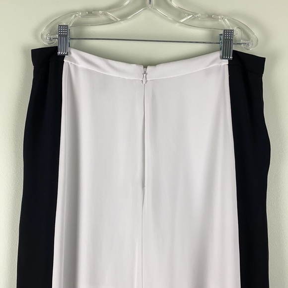 BCBGMAXAZRIA WHITE AND BLACK MAXI SKIRT SIZE S - Picture 8 of 9